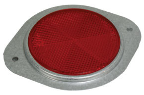 E3FCR Reflector 75mm Red-Metal